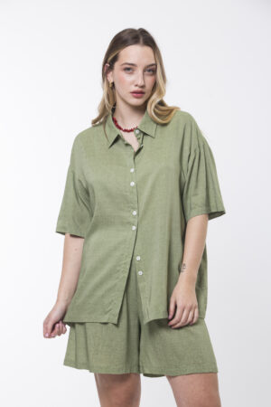 CAMISA OVERSIZE DE MUJER - VERA
