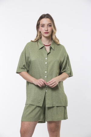 Alternative view of CAMISA OVERSIZE DE MUJER - VERA