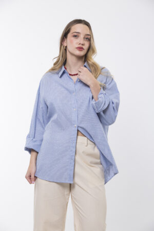 CAMISA A RAYAS PARA MUJER - AMALFI