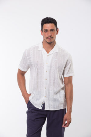 Alternative view of CAMISA RESORT HOMBRE MANGA CORTA - NASSAU