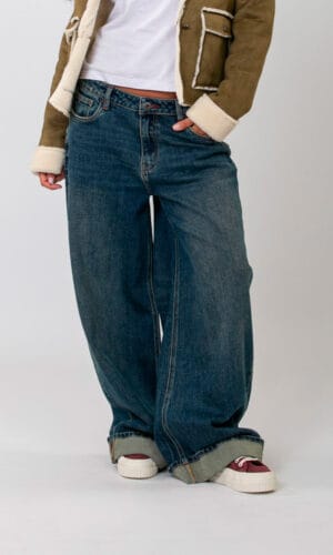 PANTALÓN DE JEAN WIDE LEG - ZUZU