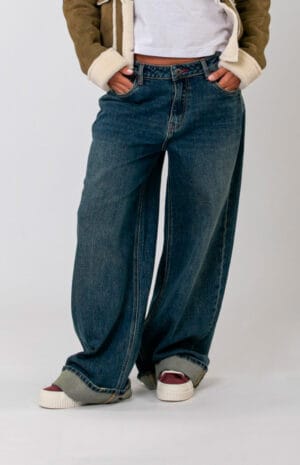 Alternative view of PANTALÓN DE JEAN WIDE LEG - ZUZU