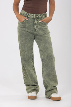 Alternative view of PANTALÓN DE JEAN WIDE LEG- PUGLIA