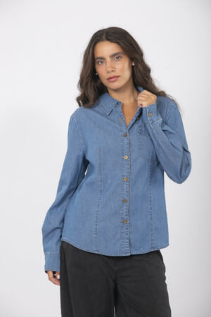 Alternative view of CAMISA JEAN - POLA SS26