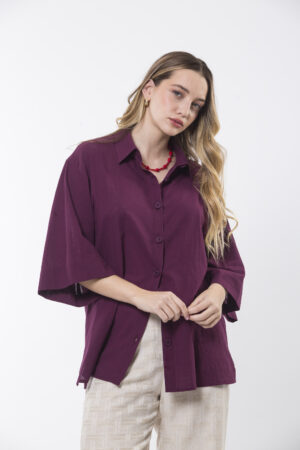 CAMISA DAMA - MALVA