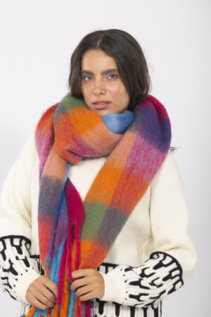 Alternative view of BUFANDA DAMA A CUADROS