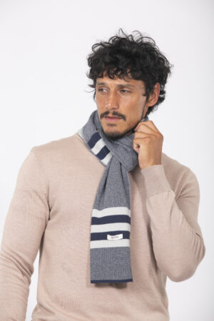 Alternative view of BUFANDA HOMBRE RAYADA