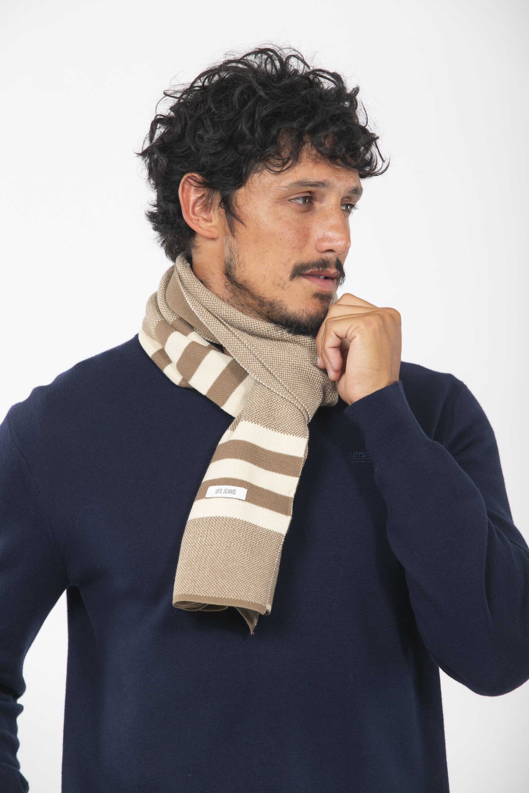 BUFANDA HOMBRE RAYADA