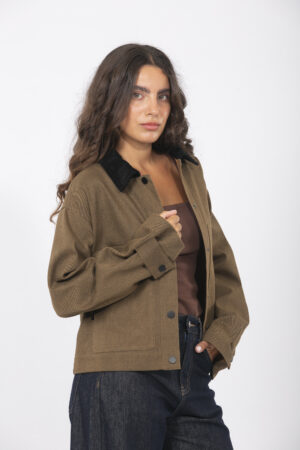 Alternative view of CHAQUETA CON CUELLO DE PANA