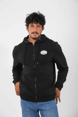 CAMPERA  CON PARCHE EN EL FRENTE